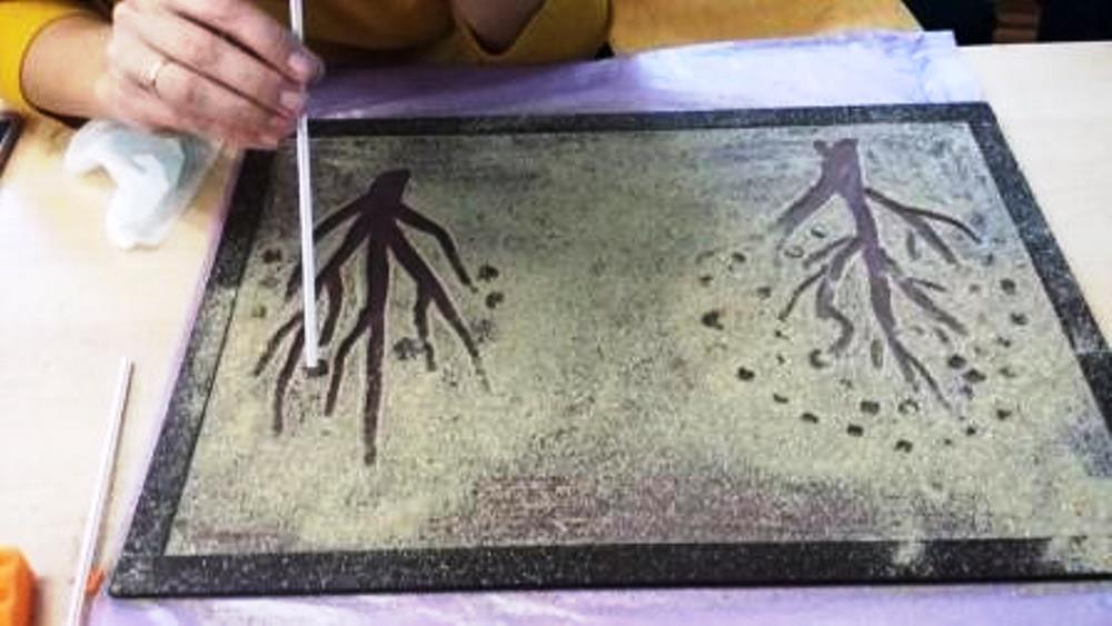 Педагоги-психологи на практике познакомились с техникой – рисование песком